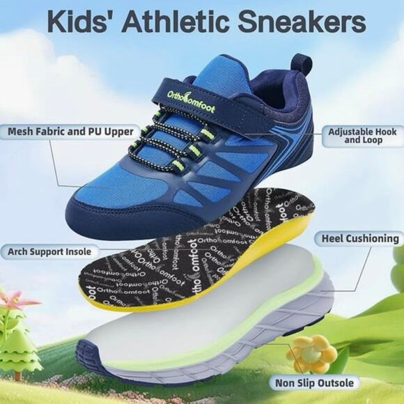 OrthoComfoot NWT Kids Athletic Shoes - Picture 10 of 13
